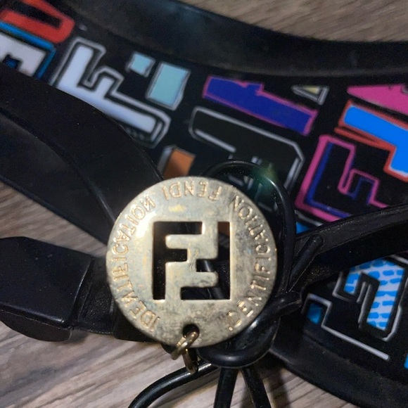 FENDI Jelly Sandal - plastic, pool sandal slide size - 35 - Picture 2 of 4